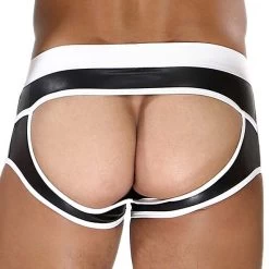 Boxer Empty Bottom Fetish TOF PARIS SV0012NB -Boutique De Lingerie boxeremptybottom tof sv0012nb noir 3