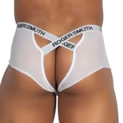 Empty Bottom Roger Smuth RS062 -Boutique De Lingerie empty rs rs062 blanc 3