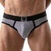 Slip Empty Bottom Stripes TOF PARIS TOF103N 1 Slip Empty Bottom Stripes TOF PARIS TOF103N -Boutique De Lingerie emptyBottom tof TOF103N noir m