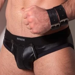 Slip Empty Bottom DESTRUCTIVE 1DS05 8 Slip Empty Bottom DESTRUCTIVE 1DS05 -Boutique De Lingerie emptybottom destructive 1DS05 noir 4