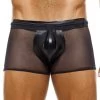 Boxer Emptybottom Modus Vivendi Latex 11221-1 -Boutique De Lingerie emptybottom modus 112211 noir m