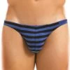 Jock Slip Modus Vivendi Stripped 11911 -Boutique De Lingerie emptybottom modus 11911 bleu m