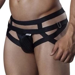 Jock Strap Candyman 99242 -Boutique De Lingerie jockstrap candy 99242 noir 4
