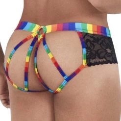 Jock Strap Candyman Pride Lace 99498 -Boutique De Lingerie jockstrap candy 99498 noir 3