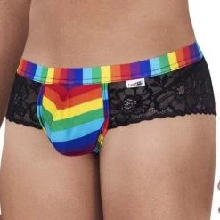 Jock Strap Candyman Pride Lace 99498 -Boutique De Lingerie jockstrap candy 99498 noir 4