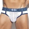 Jock Strap ES Collection Open Mesh UN376 2 Jock Strap ES Collection Open Mesh UN376 -Boutique De Lingerie jockstrap escollection un376 blanc m