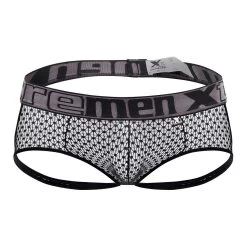 Jock Strap Xtremen Lace 91119 -Boutique De Lingerie jockstrap xtremen 91119 noir 9