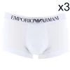 Pack De 3 Shortys Emporio Armani 110850 C518 -Boutique De Lingerie packboxers emporioarmani 110850c518 blanc m