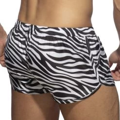 Short De Bain Addicted Zebra ADS306 8 Short De Bain Addicted Zebra ADS306 -Boutique De Lingerie short addicted ads306 noir 3