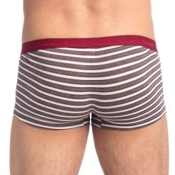 Shorty L Homme Invisible Ruby & Graphite MY39RUB -Boutique De Lingerie short hi my39rub raye 3