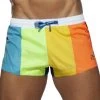 Short De Bain Addicted Rainbow ADS239 -Boutique De Lingerie shortbain addicted ADS239 blanc m