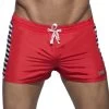 Short De Bain Addicted Sailor Stripes ADS177 2 Short De Bain Addicted Sailor Stripes ADS177 -Boutique De Lingerie shortbain addicted ads177 rouge m