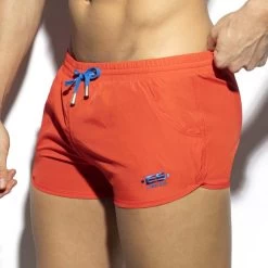 Short De Bain ES Collection Plain Rocky 2204 -Boutique De Lingerie shortbain esco 2204 orange 4