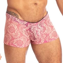 Shorty L Homme Invisible La Fleur Rose MY14LFR -Boutique De Lingerie shorty hi MY14LFR rose 4