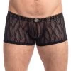 Shorty L Homme Invisible Flamme Noire MY14FLA -Boutique De Lingerie shorty hi my14fla noir m