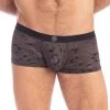Shorty L Homme Invisible Fleur Noire MY39FLN -Boutique De Lingerie shorty hi my39fln noir m
