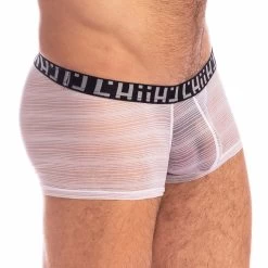 Shorty L Homme Invisible White Mist MY39MIS -Boutique De Lingerie shorty my39mis blanc 4