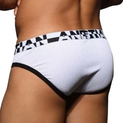 Slip Andrew Christian Almost Naked Mesh Gym 92771 -Boutique De Lingerie slip ac 92771 blanc 4