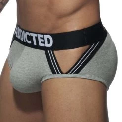 Slip Addicted Super Bulk AD712 8 Slip Addicted Super Bulk AD712 -Boutique De Lingerie slip addicted ad712 gris 4