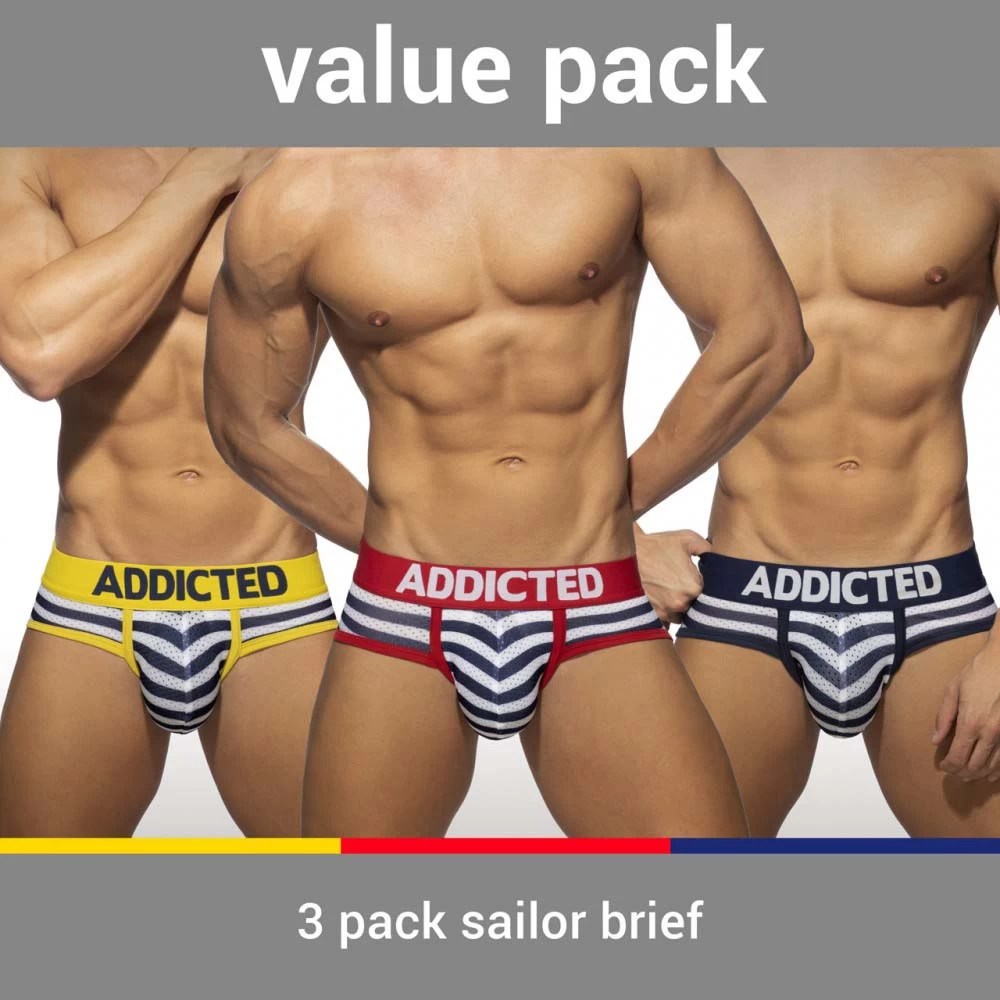 Pack De Slip Addicted AD964P 3 Pack De Slip Addicted AD964P