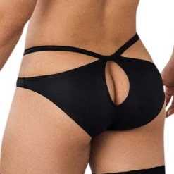 Slip Lace Candyman 99632 -Boutique De Lingerie slip candy 99632 noir 3