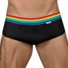 Slip Candyman Rainbow Pride 99449 -Boutique De Lingerie slip candyman 99449 noir m