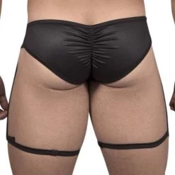 Slip Candyman Garter 99468 -Boutique De Lingerie slip candyman 99468 noir 3