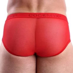 Slip CockSox Fiery Red CX76ME -Boutique De Lingerie slip cocksox cx76me rouge 3