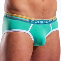 Slip CockSox Clearwater Green CX76N -Boutique De Lingerie slip cocksox cx76n vert 4