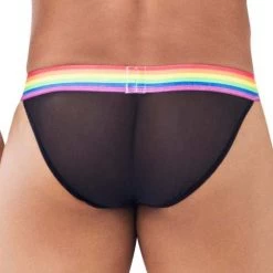 Slip Xtremen Pride Mesh 91104 -Boutique De Lingerie slip extremen 91104 noir 3
