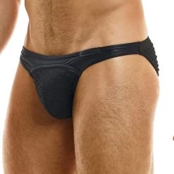 Slip Modus Vivendi Embossed Dot 05315 -Boutique De Lingerie slip modus 05315 noir 4