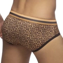 Slip De Bain Addicted Leopard Stripes ADS267 -Boutique De Lingerie slipbain addicted ads267 marron 3