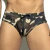 Slip De Bain ES Collection Fantasy 2214 -Boutique De Lingerie slipbain esco 2214 camouflage m