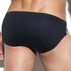 Slip De Bain ES Collection Oscar 1819 -Boutique De Lingerie slipbain escollection 1819 noir 3