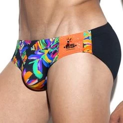 Slip De Bain ES Collection Oscar 1819 -Boutique De Lingerie slipbain escollection 1819 noir 4