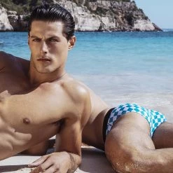 Slip De Bain ES Collection Rally 1909 8 Slip De Bain ES Collection Rally 1909 -Boutique De Lingerie slipbain escollection 1909 bleu a