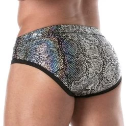 Slip De Bain Splendid TOF PARIS TOF264A 8 Slip De Bain Splendid TOF PARIS TOF264A -Boutique De Lingerie slipbain tof TOF264A argent 3