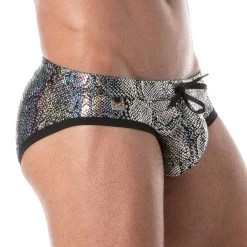 Slip De Bain Splendid TOF PARIS TOF264A 9 Slip De Bain Splendid TOF PARIS TOF264A -Boutique De Lingerie slipbain tof TOF264A argent 4
