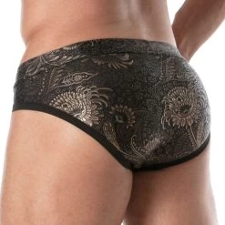 Slip De Bain Splendid TOF PARIS TOF264O -Boutique De Lingerie slipbain tof TOF264O or 3