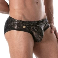 Slip De Bain Splendid TOF PARIS TOF264O -Boutique De Lingerie slipbain tof TOF264O or 4