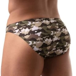 Slip De Bain Iconic Swim TOF PARIS TOF205K 14 Slip De Bain Iconic Swim TOF PARIS TOF205K -Boutique De Lingerie slipbain tof tof205k camo 3