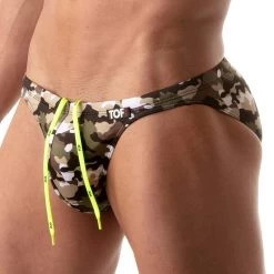 Slip De Bain Iconic Swim TOF PARIS TOF205K 15 Slip De Bain Iconic Swim TOF PARIS TOF205K -Boutique De Lingerie slipbain tof tof205k camo 4