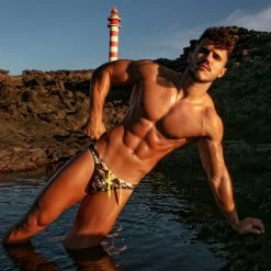 Slip De Bain Iconic Swim TOF PARIS TOF205K 12 Slip De Bain Iconic Swim TOF PARIS TOF205K -Boutique De Lingerie slipbain tof tof205k camo a