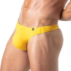 String Champion TOF PARIS TOF302J -Boutique De Lingerie string TOF302J jaune 4