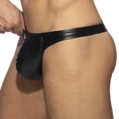 String AD Fetish Tap Rub Ring Up ADF146 -Boutique De Lingerie string adfetish ADF146 noir 4