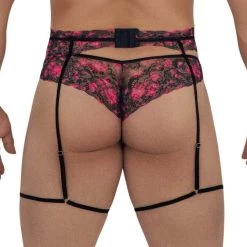 String Candyman Garter 99576 -Boutique De Lingerie string candy 99576 noir 3