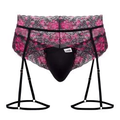 String Candyman Garter 99576 -Boutique De Lingerie string candy 99576 noir 9