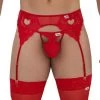 String Candyman Lace Garter 99589 -Boutique De Lingerie string candy 99589 rouge m