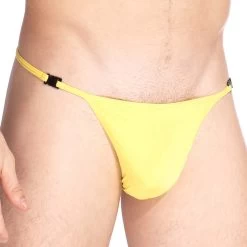 String De Bain L Homme Invisible MY11XSDB -Boutique De Lingerie stringbain hi my11xsdb jaune 4