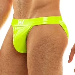 Tanga Modus Vivendi Vinyl 08012 -Boutique De Lingerie tanga modus 08012 jaune 4